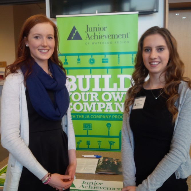 JA students Lindsay and Kate Lyn from @purefromtheinsi